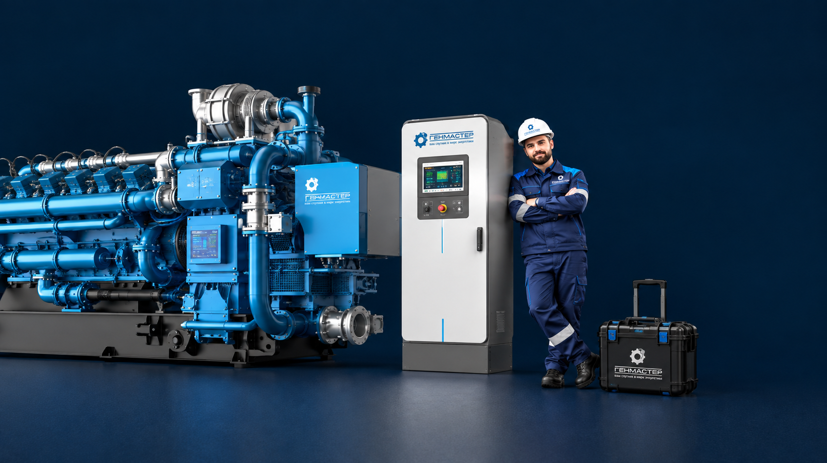 Низкооборотистый газовый двигатель ComeRiver